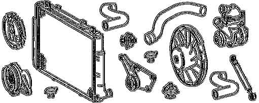 Mercedes Engine Cooling Parts